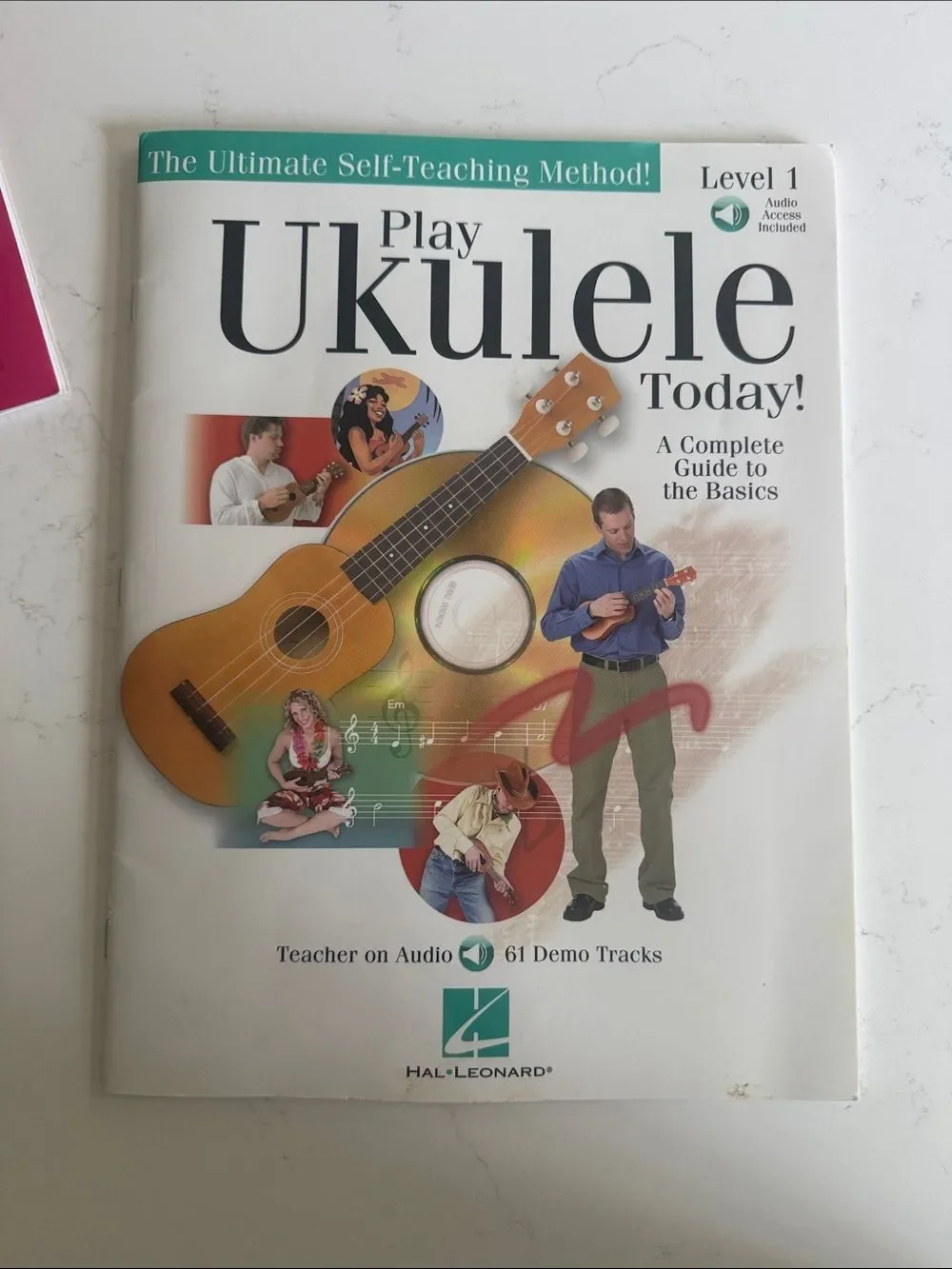 Lot of 2 books Play Ukulele Today! Beginner Lesson Book - White